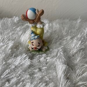 Lefton Made in Japan 1950’s Vintage Ceramic Bisque Upside Down Clown # 02356